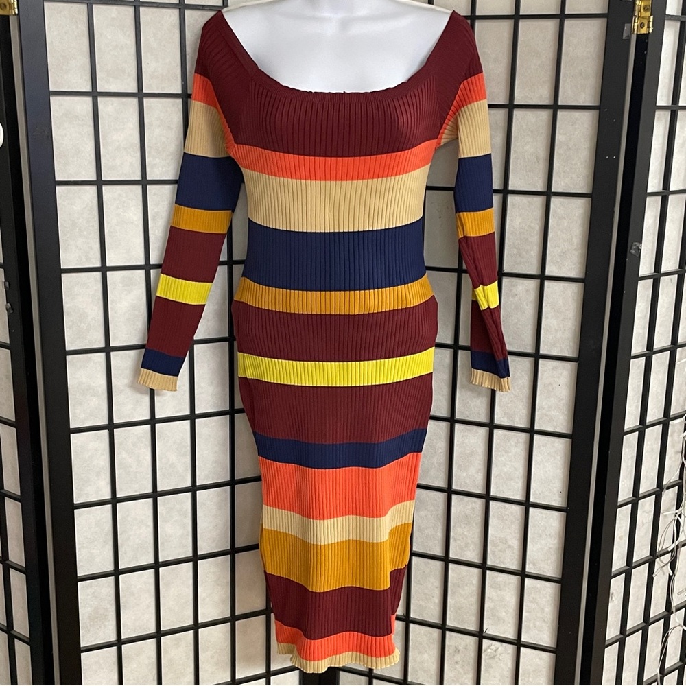 Love star ladies ribbed off the shoulder dress size 1X